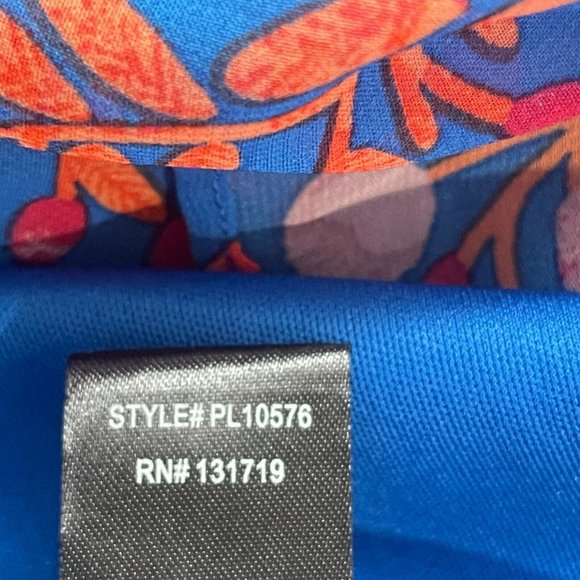 Pink Lily It’s Not A Dream Floral Maxi Dress sz S Basque Waist Flutter Ruffles - Picture 8 of 8